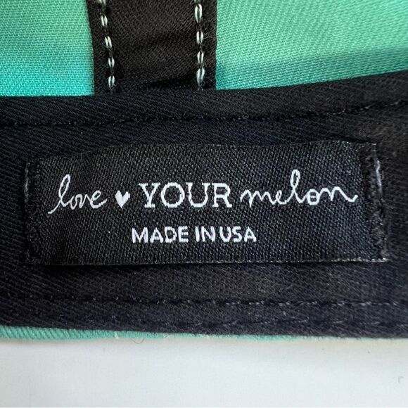 Love Your Melon Made in America Women’s Teal Cap Strap Back Hat - Picture 9 of 11